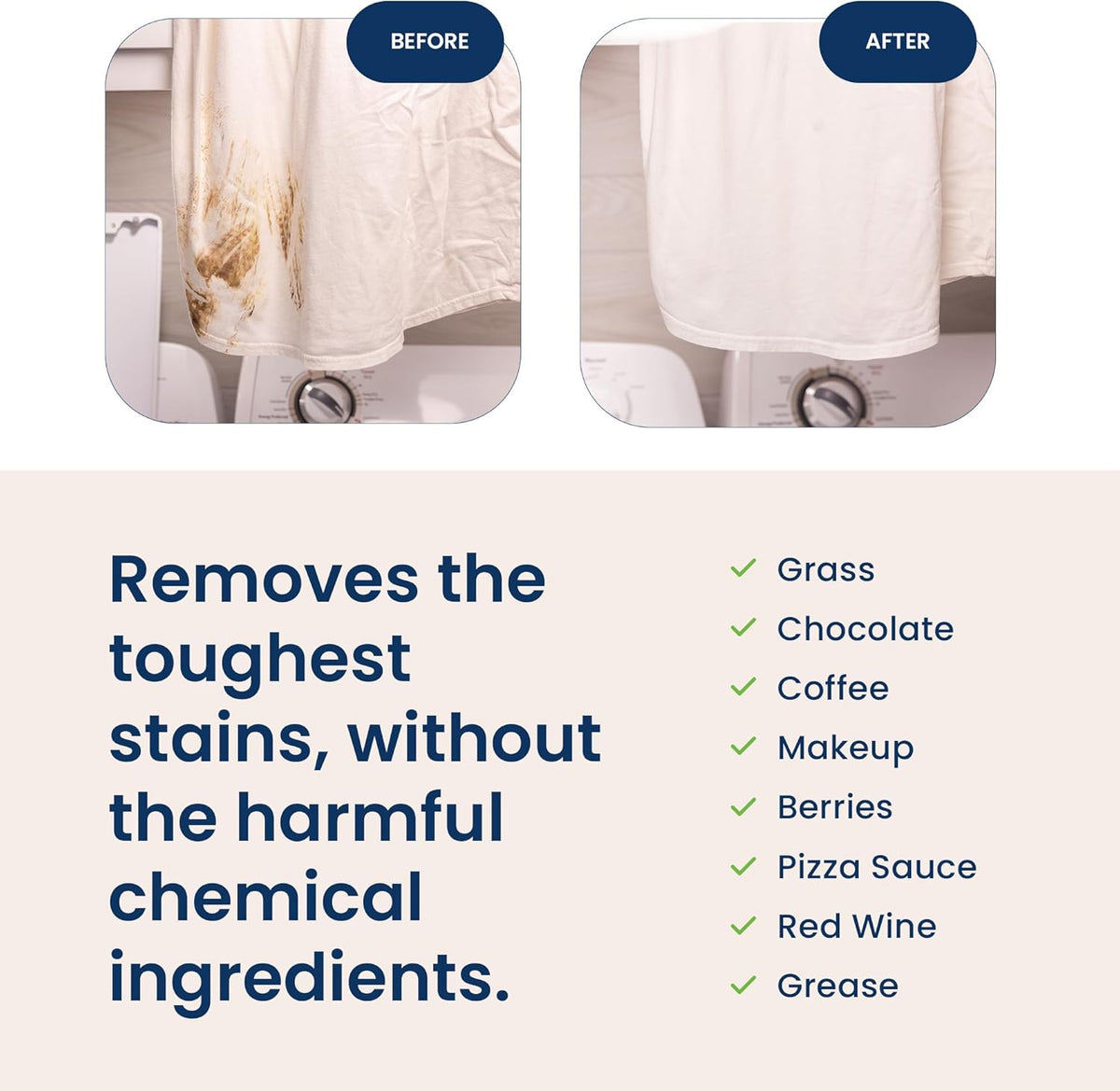 Truly Free Natural Laundry Detergent for Sensitive Skin | Eco Friendly, Plant Based, Baby Clothes