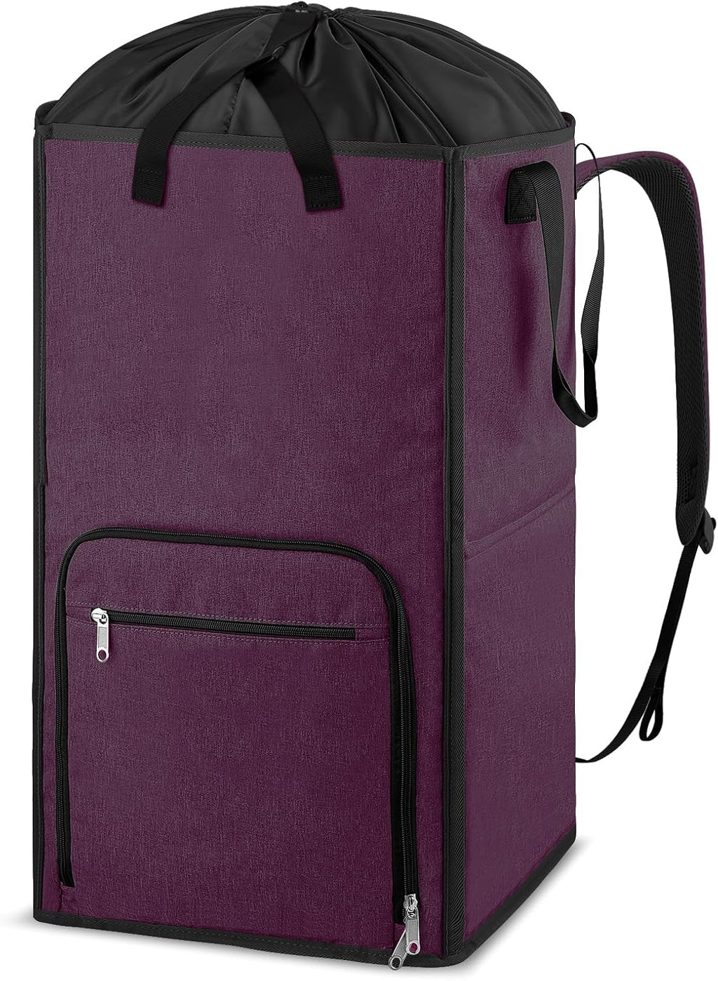Bukere Laundry Tote Basket, Laundry Backpack Bag for Guys Girls Boys, Collapsible Laundry Hamper
