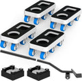 Furniture Dolly with Dual Groove Design: Furniture Sliders with 6 Wheels - for Various Types of