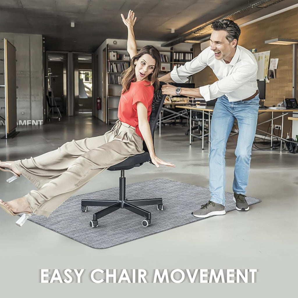 Kuyal Office Chair Mat for Hardwood Floor, 36" x 48" Heavy Duty Desk Chair Mat for Office & Home