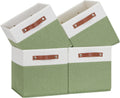 Temary Fabric Storage Bin 11x11 Cube Storage Bins for Home, 4 Pack Fabric Organizer Bins Cube