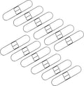 Matthew Cleaning Universal Commercial Clip-on Wire Industries Dust Mop Frame, 18 inch ( Pack of 12)
