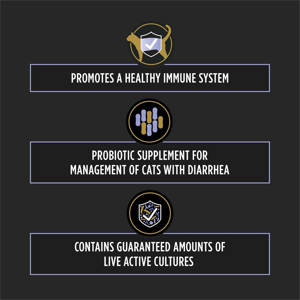 Purina Pro Plan Veterinary Supplements FortiFlora Cat Probiotic Supplement for Cats with Diarrhea