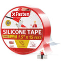 XFasten Self-fusing Silicone Tape Pro, Red, 1.5-Inch x 15-Feet, 30mils Extreme Stretch and Seal