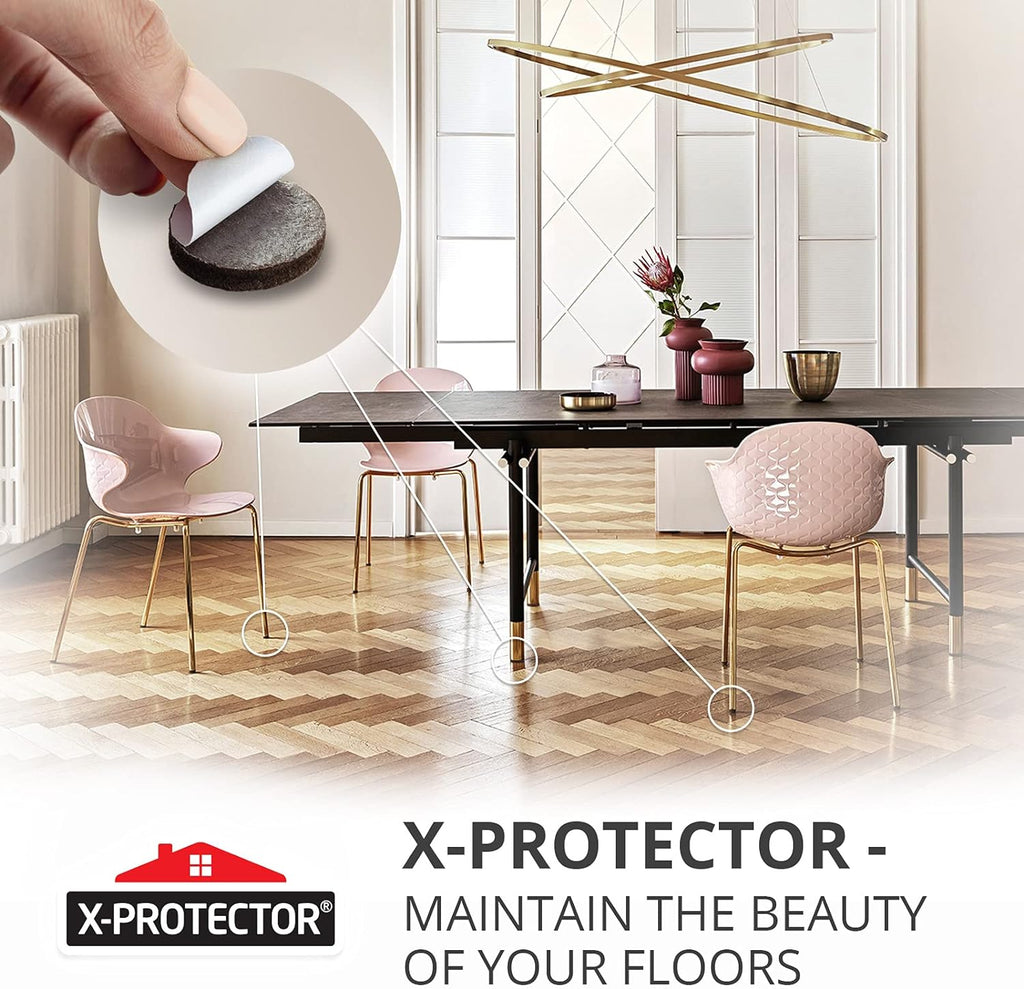 Felt Furniture Pads X-PROTECTOR 181 PCS Premium Furniture Pads - Felt Pads Furniture Feet Best Wood