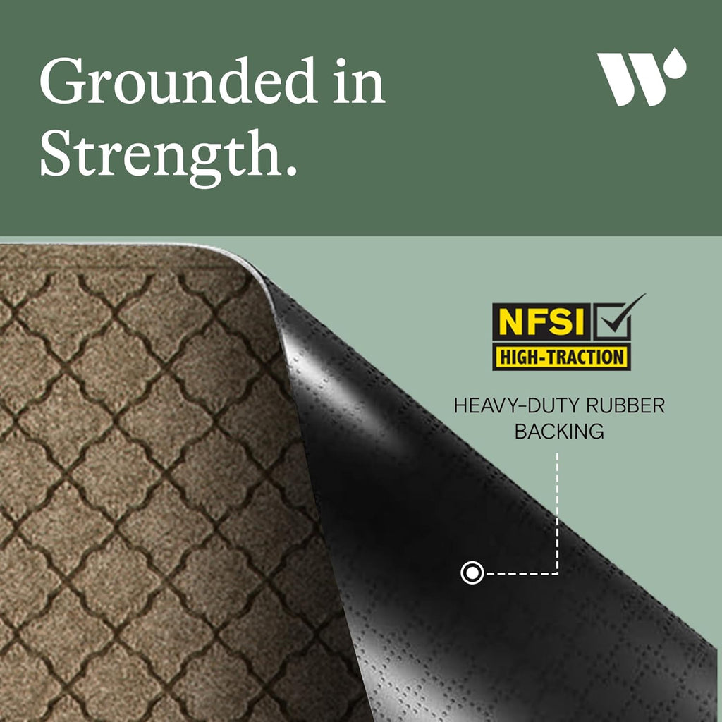 WaterHog Heavy Duty Runner Door Mat, 2' x 5', Made in USA, Durable & Skid-Resistant Entryway Mat