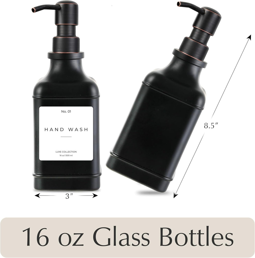 Emerson Essentials Soap Dispenser, Dish Soap Dispenser, Soap Bottle Farmhouse - Hand Soap