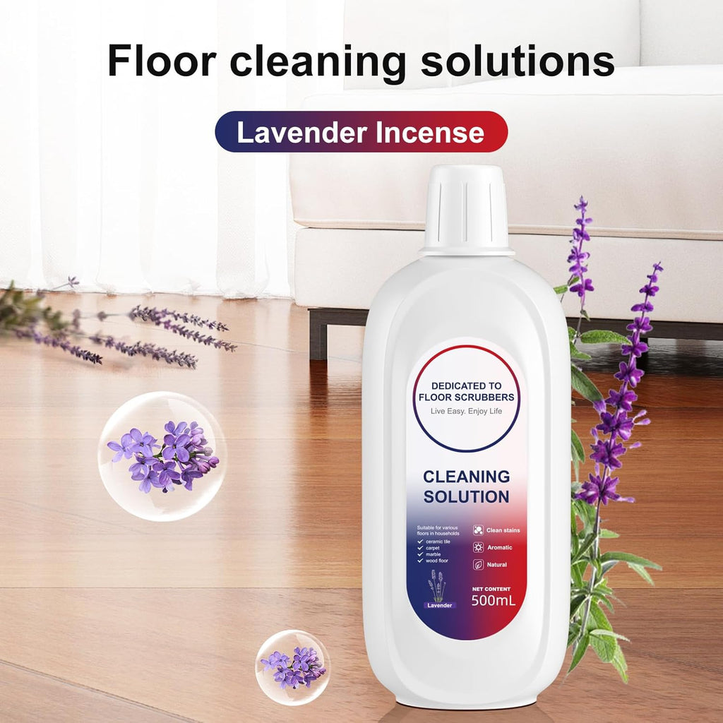 Floor Cleaning Solution 500ml Lavender Fragrance Cleaning Solution Refill Compatible With TINECO