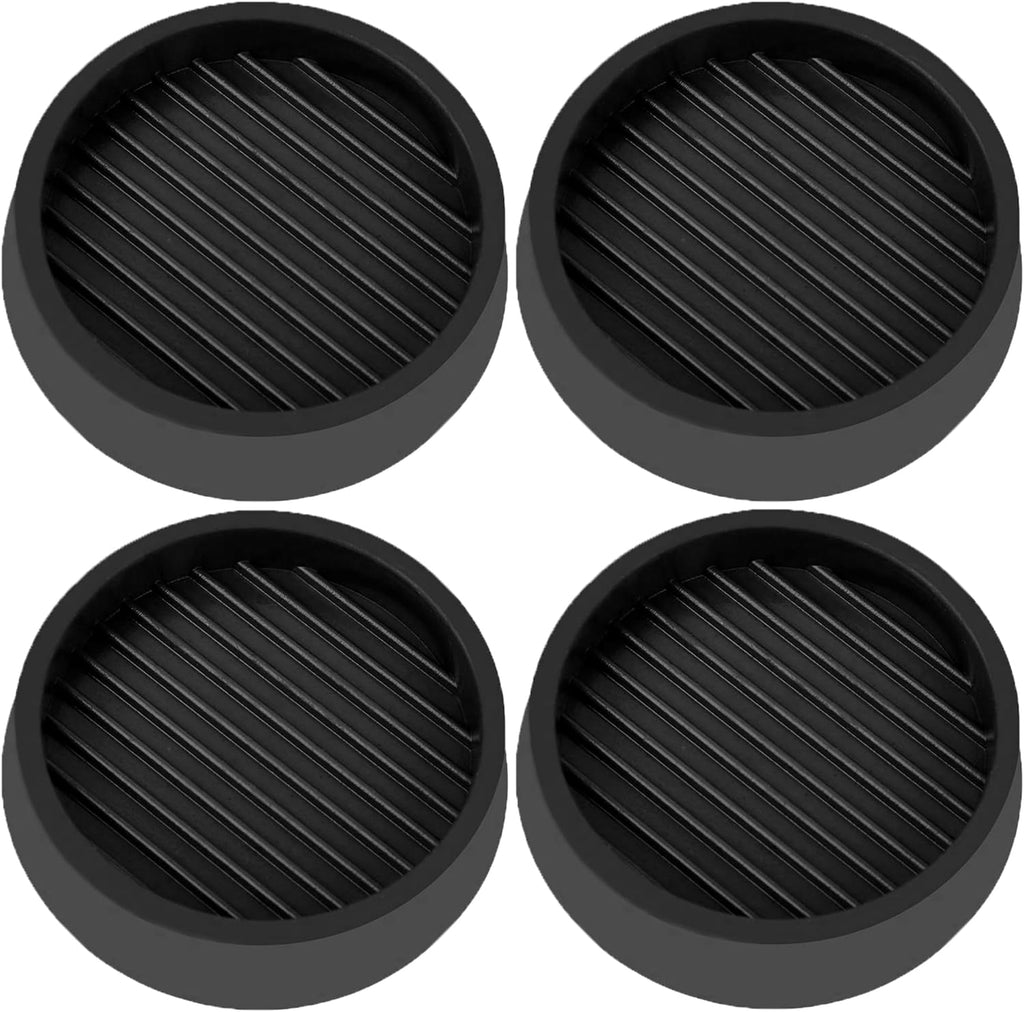 3X3 Round Rubber Caster Cups, Non Slip Furniture Pads, Anti-Slip Gripper, Anti Skid Furniture Feet