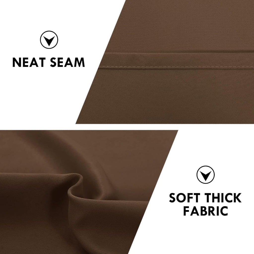DWCN Blackout Curtains for Living Room Thermal Insulated, Energy Saving & Noise Reducing Bedroom