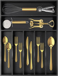Silverware Organizer Bamboo Kitchen Drawer Organizer Utensil Organizer Silverware Holder Cutlery