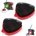 2 Pack Scrub Brush Attachment Compatible with O Cedar EasyWring Microfiber Spin Mop 1 Tank System