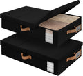 StorageWorks 2-Pack Large Under Bed Storage Bins with Lids, Underbed Storage Containers with