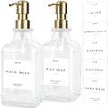 Emerson Essentials Soap Dispenser, Dish Soap Dispenser, Soap Bottle Set, Hand Soap Dispenser