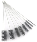 16 Inch Extra Long Pipe Cleaning Brush Set Abrasive Filament, 8 Piece Variety Pack for Removal of