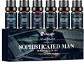 Men Essential Oils Set - TOP 6 Gentlemen's Fragrance Oil for Diffuser, Candle & Soap Making