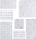 Amazon Basics Cabinet Door Bumper, Clear Self Adhesive Bumpers Pads for Surface Protection and