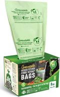 UNNI Compostable Trash Bags, 8 Gallon / 30 Liter, 50 Count, Extra Thick 0.85 mil Medium Kitchen