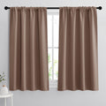 RYB HOME Blackout Curtains for Bedroom - Heavy Duty Thermal Insulated Curtains Balance Summer Heat