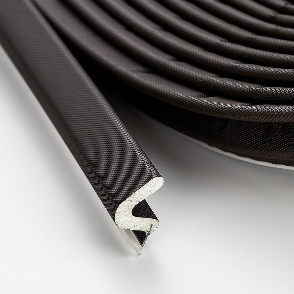 Weather Stripping Door Seal Strip - Soundproof Q-Shaped Foam for Exterior Door Frame, Large Gap