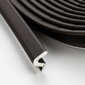 Weather Stripping Door Seal Strip - Soundproof Q-Shaped Foam for Exterior Door Frame, Large Gap