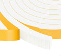 White Foam Insulation Tape, Strong Adhesive Weather Stripping Door Seal for Doors and