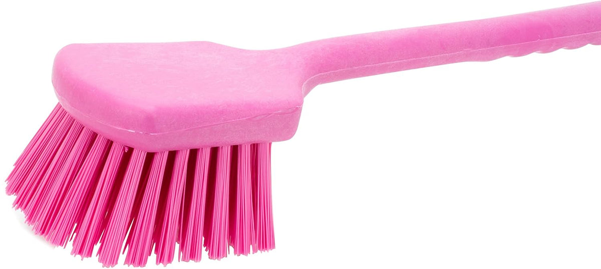 SPARTA 40501EC26 Plastic Large Scrub Brush, Kitchen Brush, Utility Brush With Long Handle For
