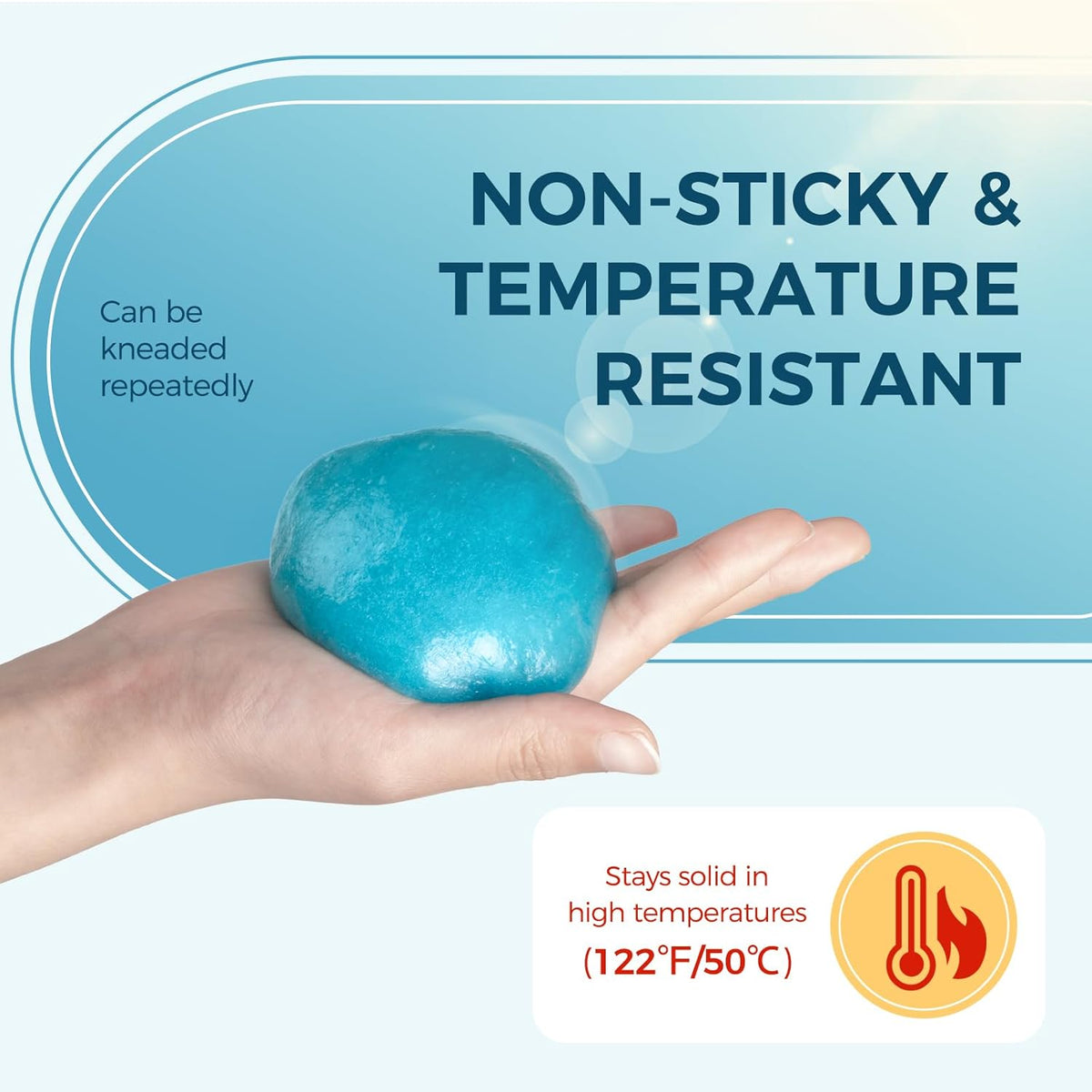 CLICK CLEAN 2Pcs Cleaning Gel for Car, 7oz Car Detailing Tools, Cleaning Putty Gel, Interior