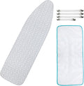 Dalykate Ironing Board Cover and Pad, 15" x 54", Thick Padding, Elastic Edge, Scorch & Stain