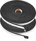 2 Rolls Foam Tape Weatheratrip for Door Window Insulation, Single Sided Foam Strips Adhesive, High