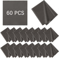 60 Pack Microfiber Cleaning Cloth for Glasses (5.5"x5.5"), Eye Glasses Clean Cloths Bulk Microfiber