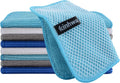 KinHwa Kitchen Washcloths for Dishes Absorbent Microfiber Dish Cloths Quick Dry Dish Rags with Poly
