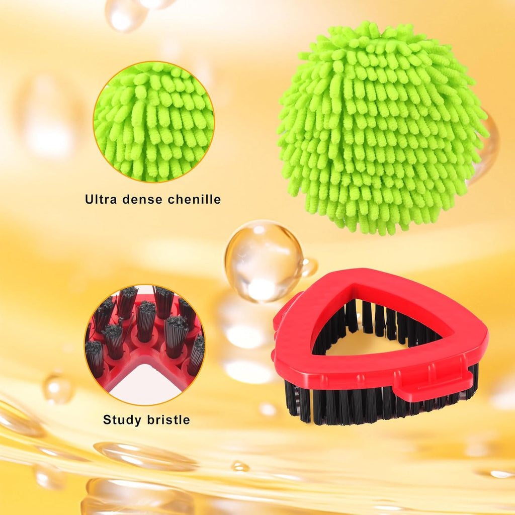 Mop Heads Replacements for OCedar RinseClean 2 Tank Spin Mop System, Mop Replace Head with 2