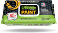 Crocodile Cloth Paint Cleaning Wipes – 100 Count (15" x 10") Heavy-Duty Cleaning Cloths for Paint