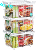 iSPECLE Freezer Organizer Bins - 3 Pack Adjustable Chest Freezer Organizer Bins for 5 to 9 Cu.Ft
