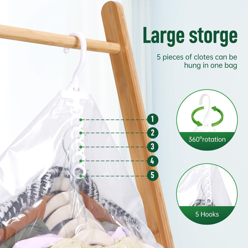 Hanging Vacuum Storage Bags For Clothes With Hand Pump,Coat Storage Bag Hanging,Vacuum Bags For