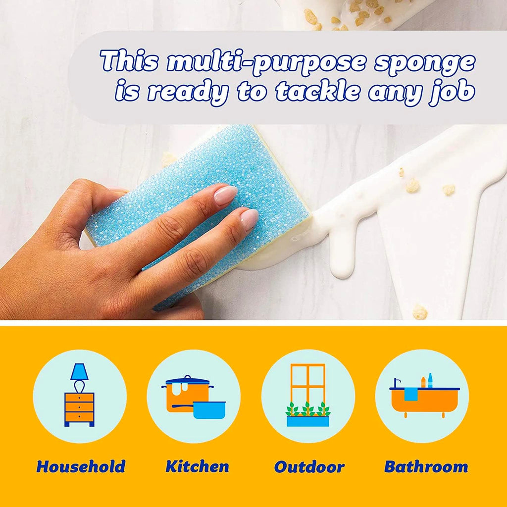 Scrub Daddy Sponge Daddy - Scratch-Free Multipurpose Kitchen & Dish Sponge - BPA Free & Made with