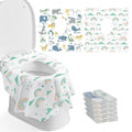 Blissful Diary 30 Pcs Toilet Seat Covers Disposable for Toddlers & Adults, Extra Large Waterproof