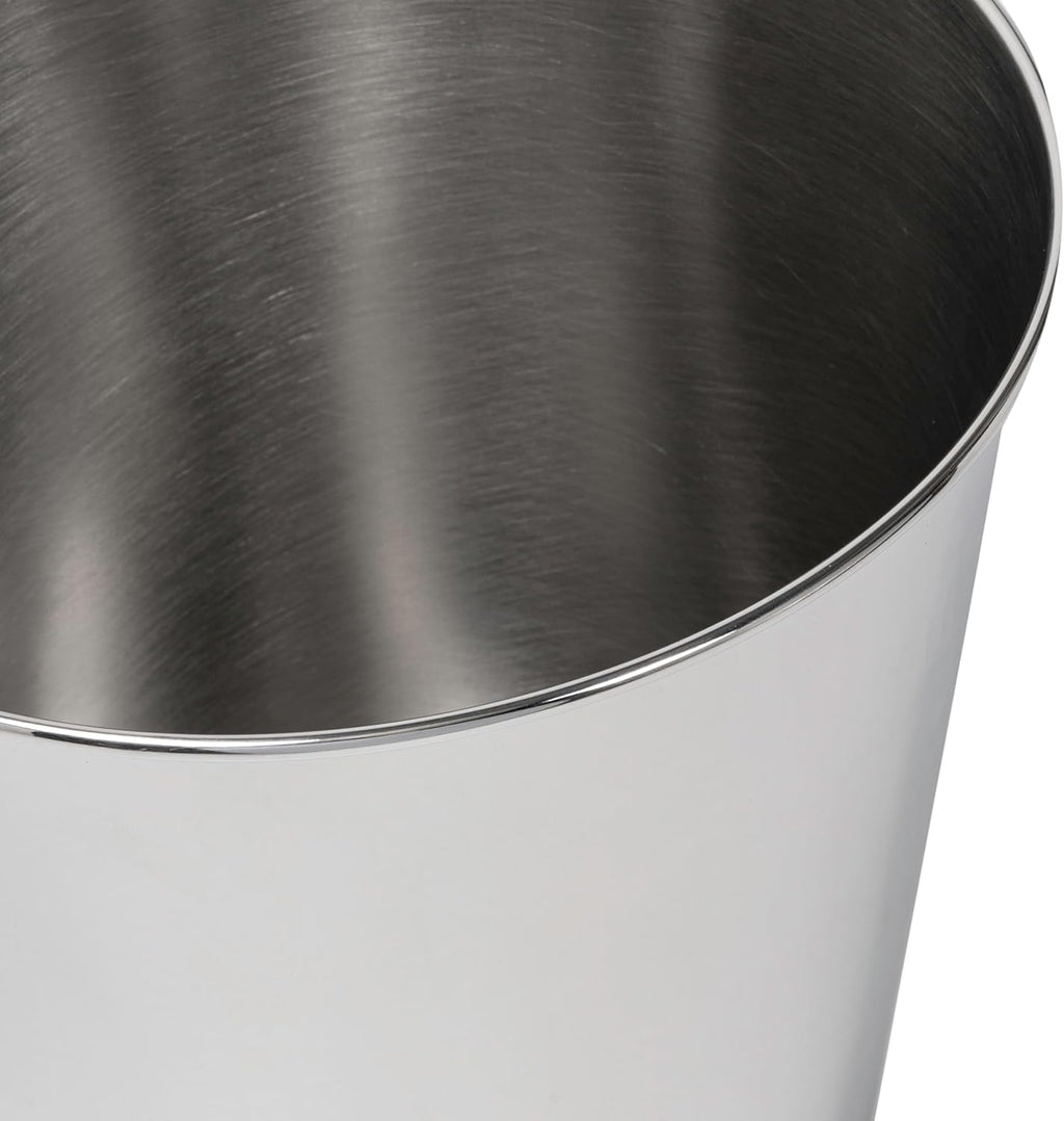 happimess HPM1113D Nolan Modern Classic Smooth Steel 2-Gallon Wastebasket for Home, Bathroom