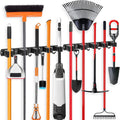IMILLET 2 Pack Broom and Mop Holder Wall Mounted, Broom Holder Stainless Steel Broom Organizer