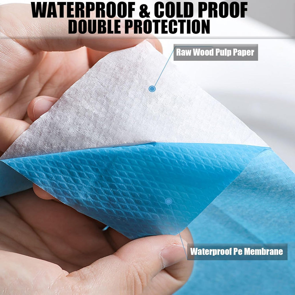 80 Pack Toilet Seat Covers Disposable 16x24 Inch XL Portable Toilet Liners Travel Seat Cover for