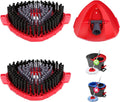2 Pcs Full-Coverage Spin Mop Scrub Brush Head and 1 Mop Base Part Replacement for Oceda EasyWring 1