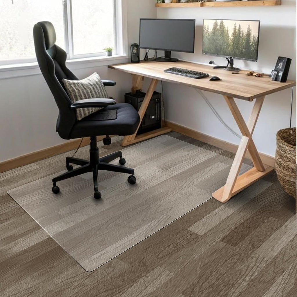 Azadx Chair Mat for Hardwood 60"x 36" Large Office Chair Mat for Hardwood Floors Protector Mat for