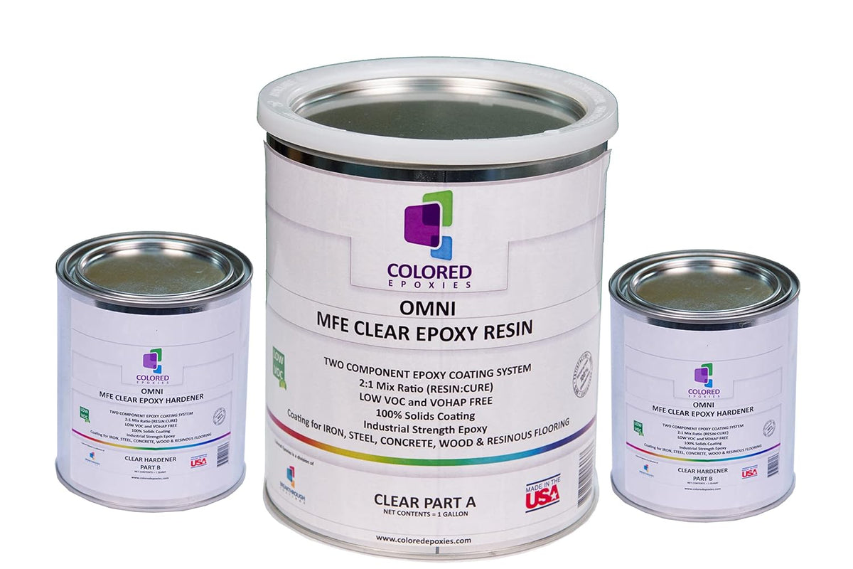 Colored Epoxies 1038 Clear 1.5 Gallon Kit Resin and Hardener