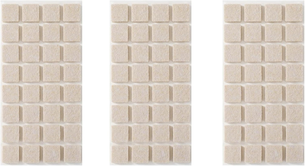 Furnigear Felt Furniture Pads for Hardwood Floor - Self Adhesive Chair Felt Pads, Floor Protector