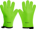 KITCHEN PERFECTION Silicone Smoker Oven Gloves -Extreme Heat Resistant BBQ Gloves-Handle Hot Food