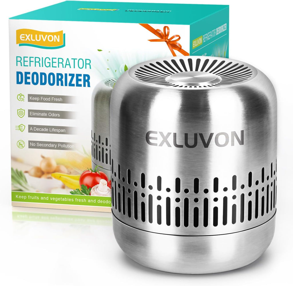 Refrigerator Deodorizer,Lasts for 10 Years Fridge Deodorizer Kitchen Gadgets Charcoal Air Purifier