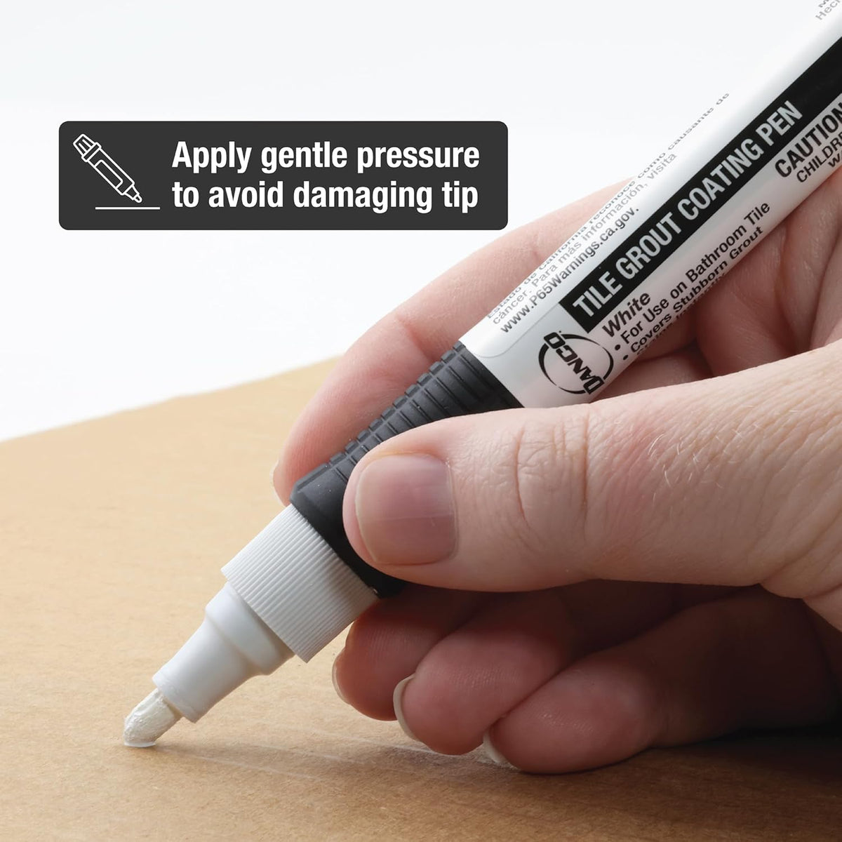 Danco 0.25 oz. Tile Grout Coating Pen for use on Bathroom and Kitchen Tiles (12168)