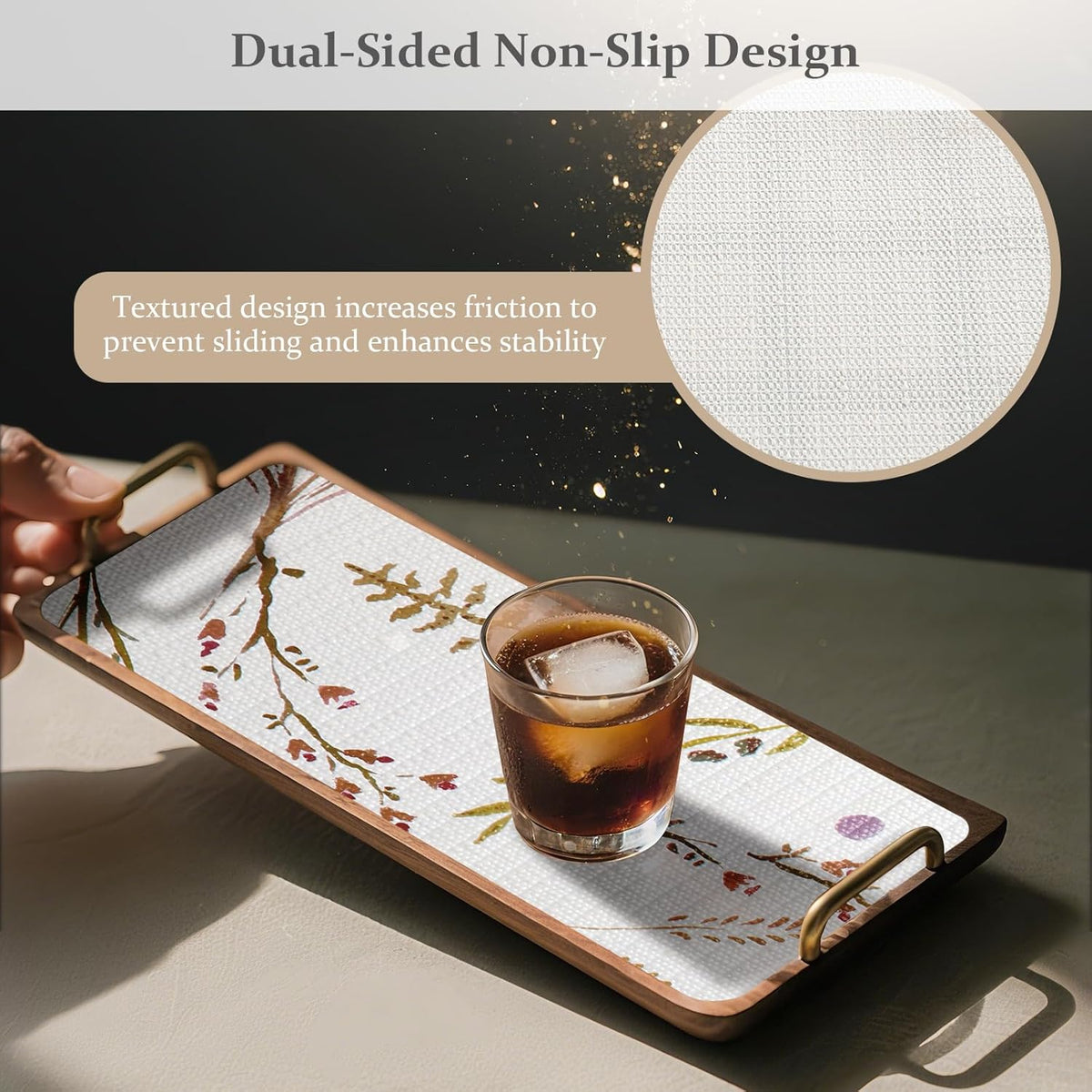 FINNEZ Shelf and Drawer Liner 12in x 20FT with Cutting Tool, Non Slip Non Adhesive Drawer Liners