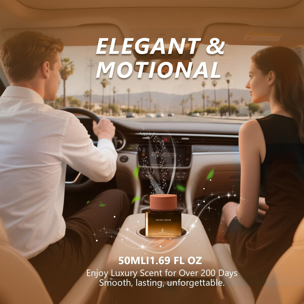 Car Air Freshener Cup 50ml Car Air Fresheners Diffuser - SS30 Fragrance Oil Air Diffuser for Car